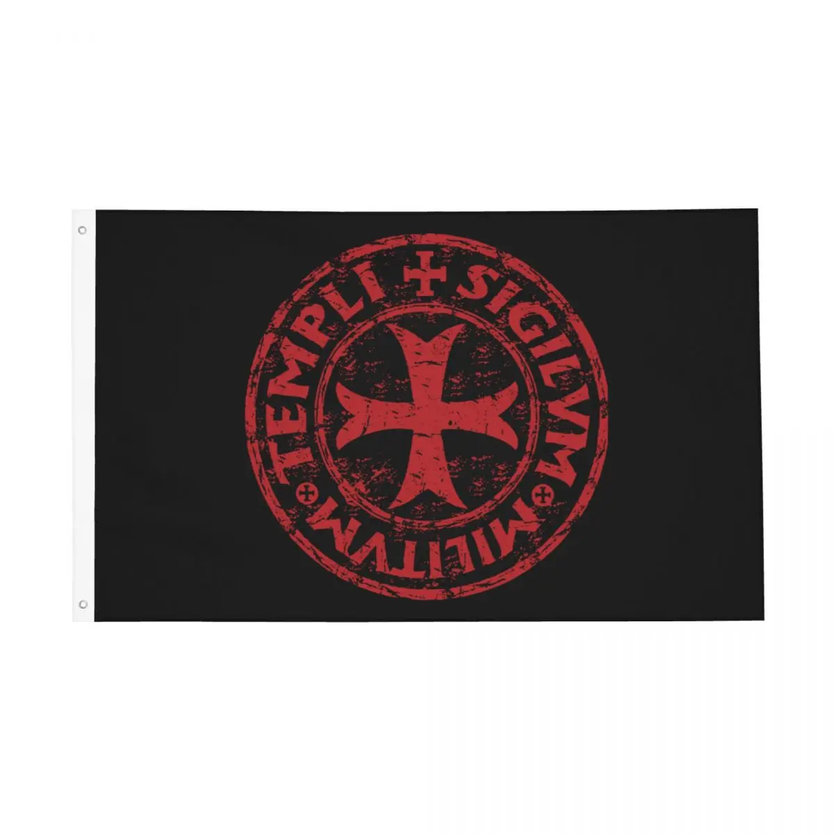 Код Символа Печати Рыцарей Тамплиеров Средневековый Флаг Крытый Открытый Баннер Украшение Из Полиэстера Двухсторонние Флаги размером 2x3 3x5 4x6 5x8 ФУТОВ