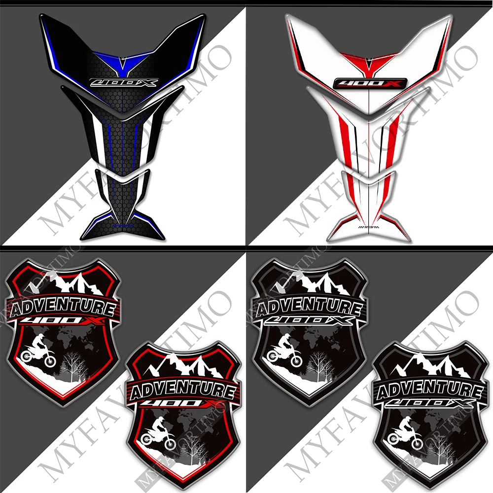 Комплект мазута Наколенник для бака шлема для Honda CB400X CB 400 X 400X Наклейки Наклейка Протектор Обтекателя Крыло Эмблема Логотип