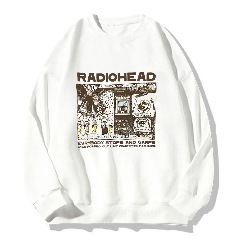 Компьютерная толстовка Radiohead Ok с музыкой рок-группы, забавные графические толстовки, повседневные качественные пуловеры нового бренда с принтом, толстовки с круглым вырезом