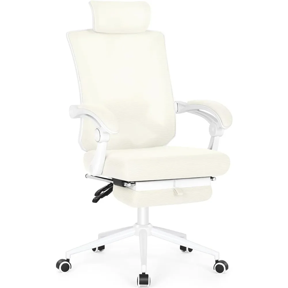 Компьютерное кресло Эргономичный Офисный стул С подставкой для ног Игровое Рабочее кресло для геймеров С расслабляющей спинкой Исполнительный поворотный массажный ПК
