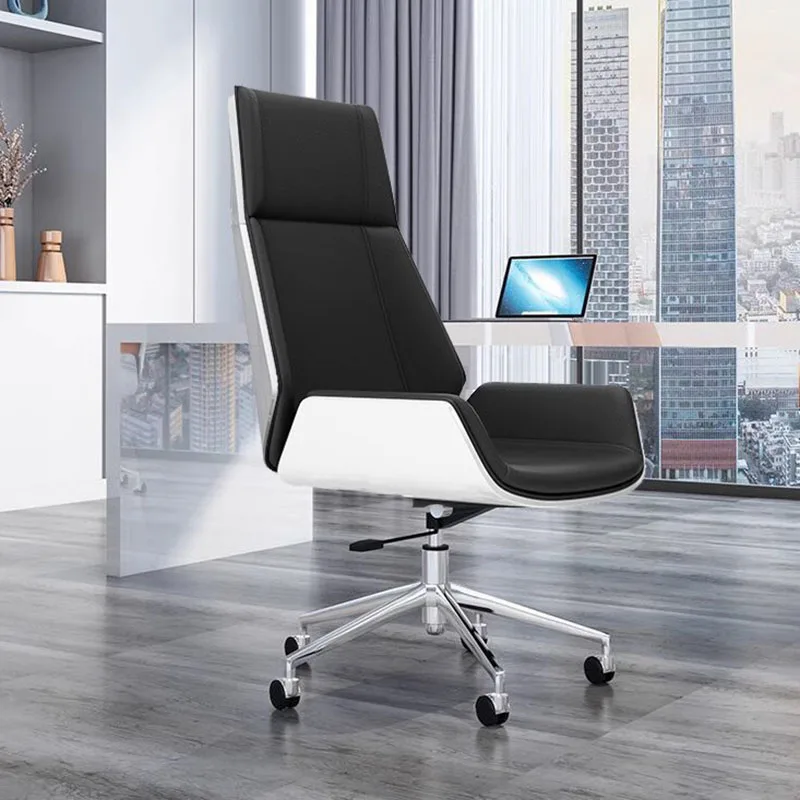 Компьютерное офисное кресло-трон, Эргономичное Современное Офисное кресло, Роскошные Удобные Скандинавские колеса, Офисная мебель Silla