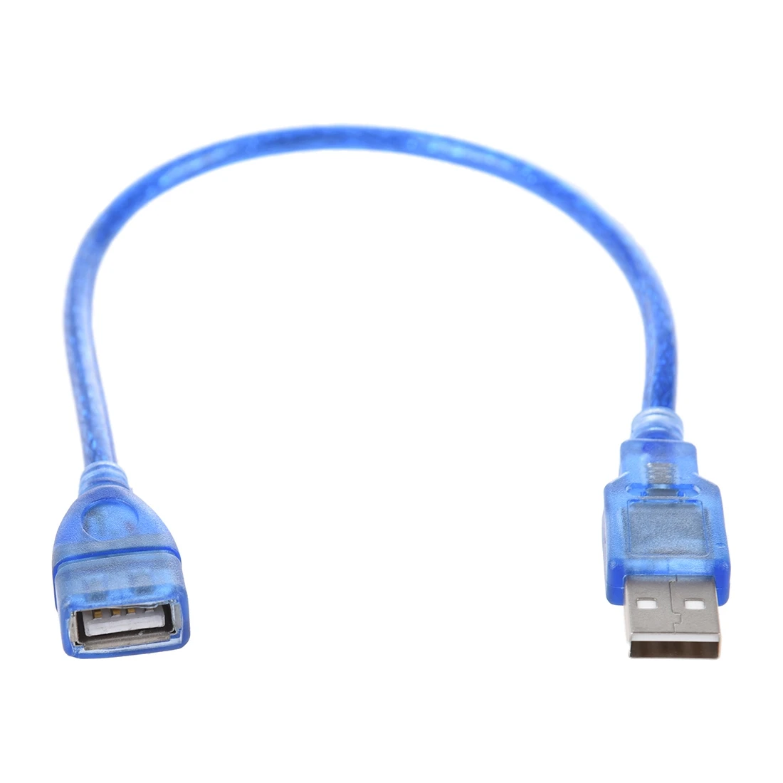 Короткий удлинительный кабель USB 2.0 A от женщины к мужчине