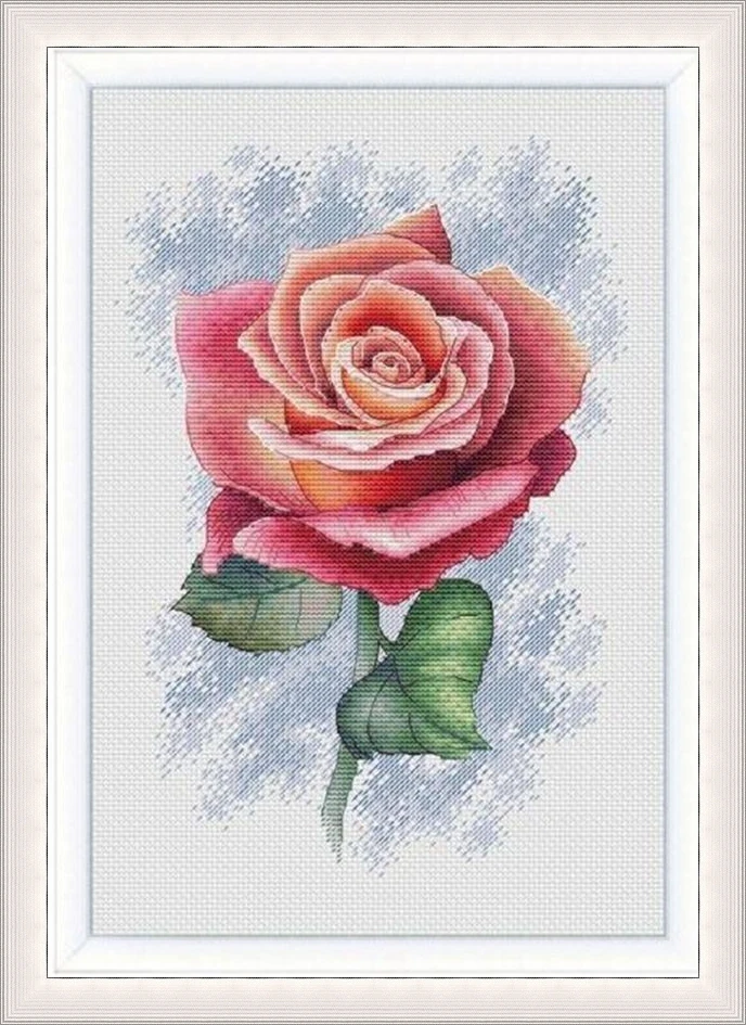 Красная роза 28-36 наборов для вышивания, наборы для вышивания крестиком, хлопчатобумажный батист DIY homefun embroidery Shop8