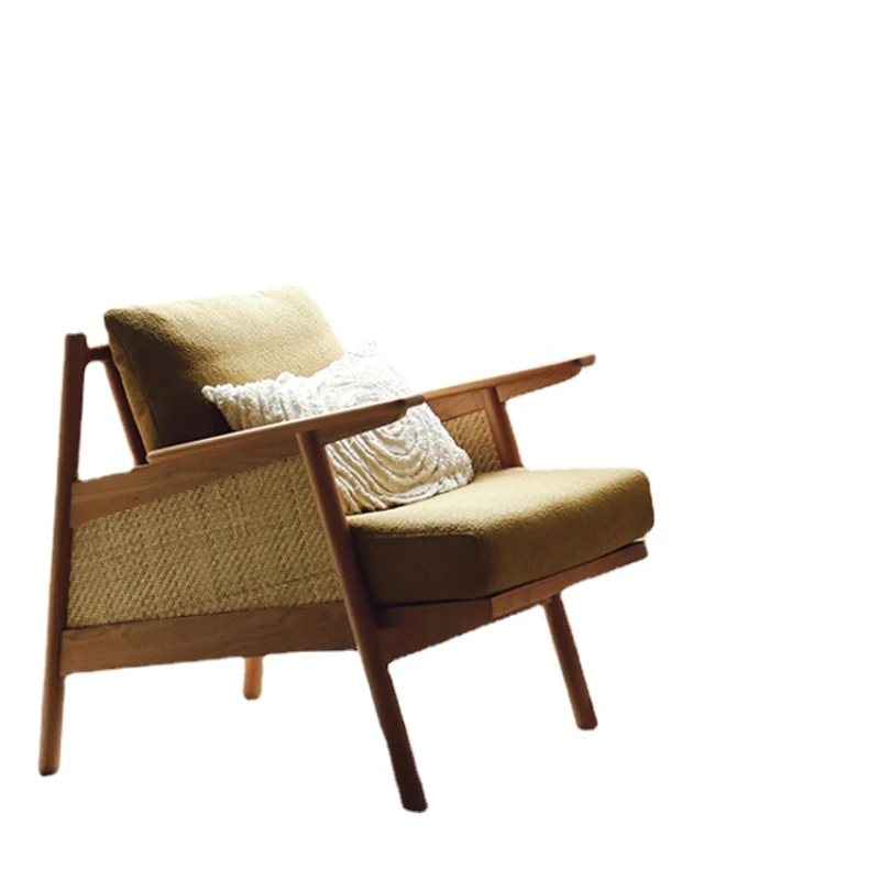 Кресло Hxl, Одноместный Диван, Кресло для чтения в стиле Ретро, Кресло Для Чтения На Балконе Небольшой квартиры, Ротанговое Кресло