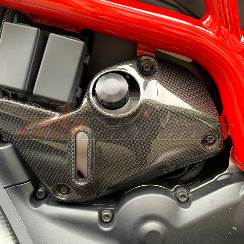 Крышка Корпуса Двигателя Обтекатель Капота Для Ducati Monster 821 1200 1200S Полностью Из Углеродного Волокна 100%