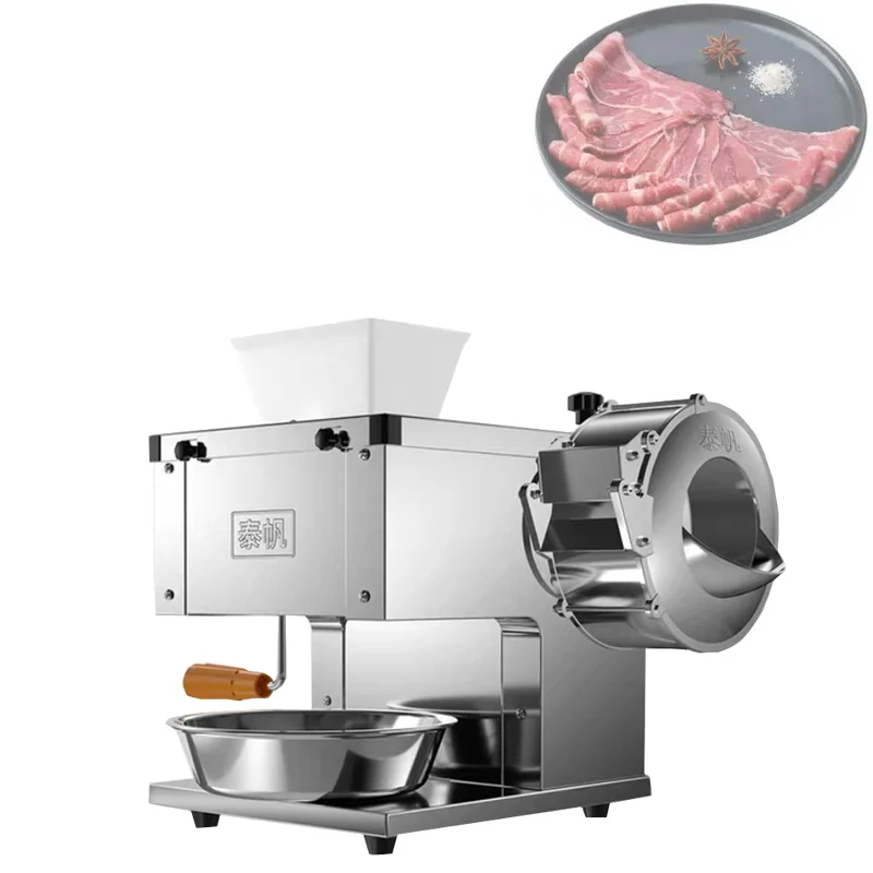 Кухонная машина для нарезки мяса из нержавеющей стали, Автоматическая машина для нарезки мяса, овощей, говядины