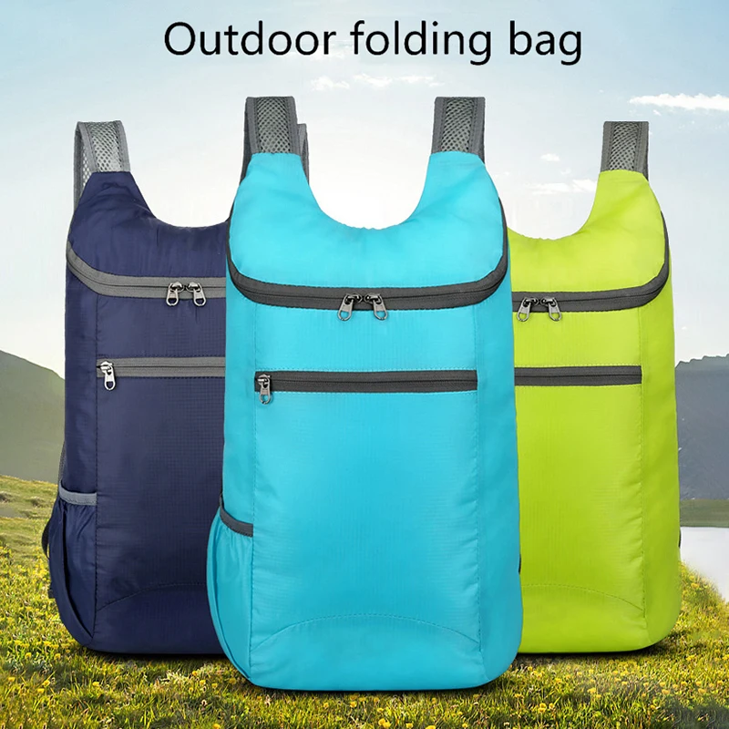 Легкая Складная сумка объемом 20 л, уличный рюкзак для кемпинга, пешего туризма, Спортивная сумка для путешествий