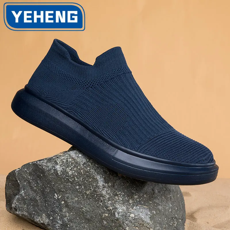 Летняя мужская новая повседневная обувь из сетчатого материала, удобная и дышащая обувь Lefu, обувь на плоской подошве, уличные кроссовки, обувь для ходьбы, обувь для вождения