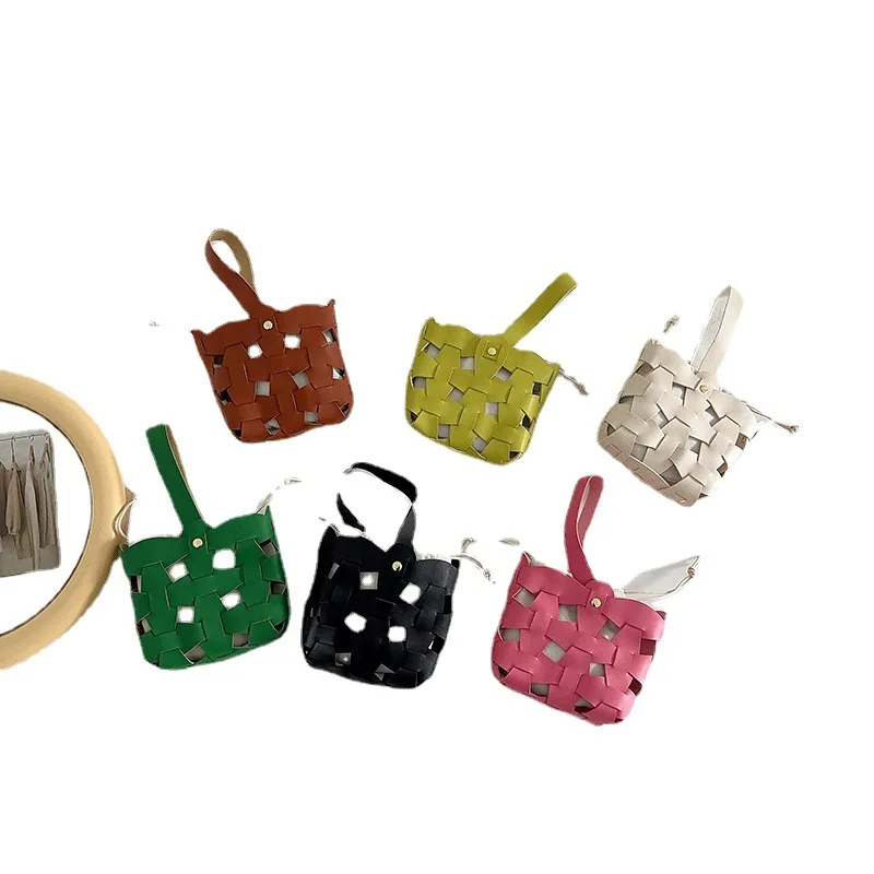 Маленькая корзинка ручной работы в корейском стиле, детские сумки, дорожная сумка для девочек в западном стиле