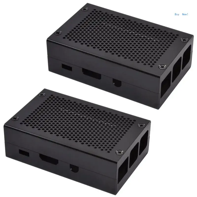 Металл для корпуса для Raspberry 3 Model B 2 B, коробка для охлаждения тепловыделения для корпуса Pi 4B