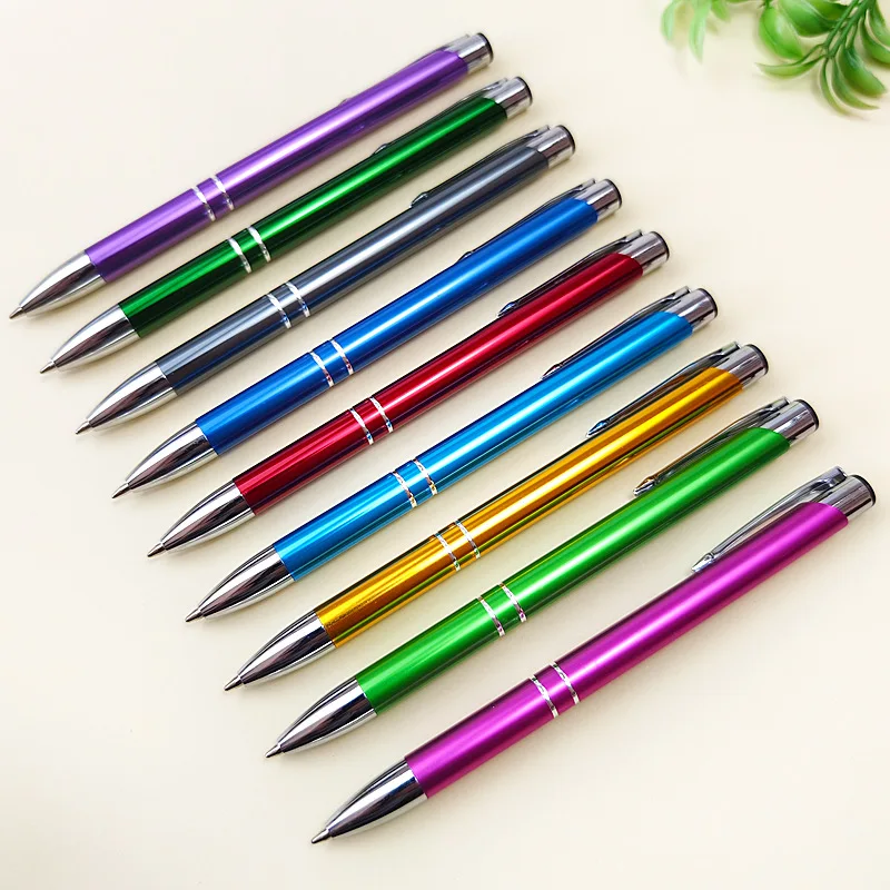 Металлическая шариковая ручка 10ШТ Бизнес-рекламная Подарочная ручка Студенческий Креативный подарок оптом