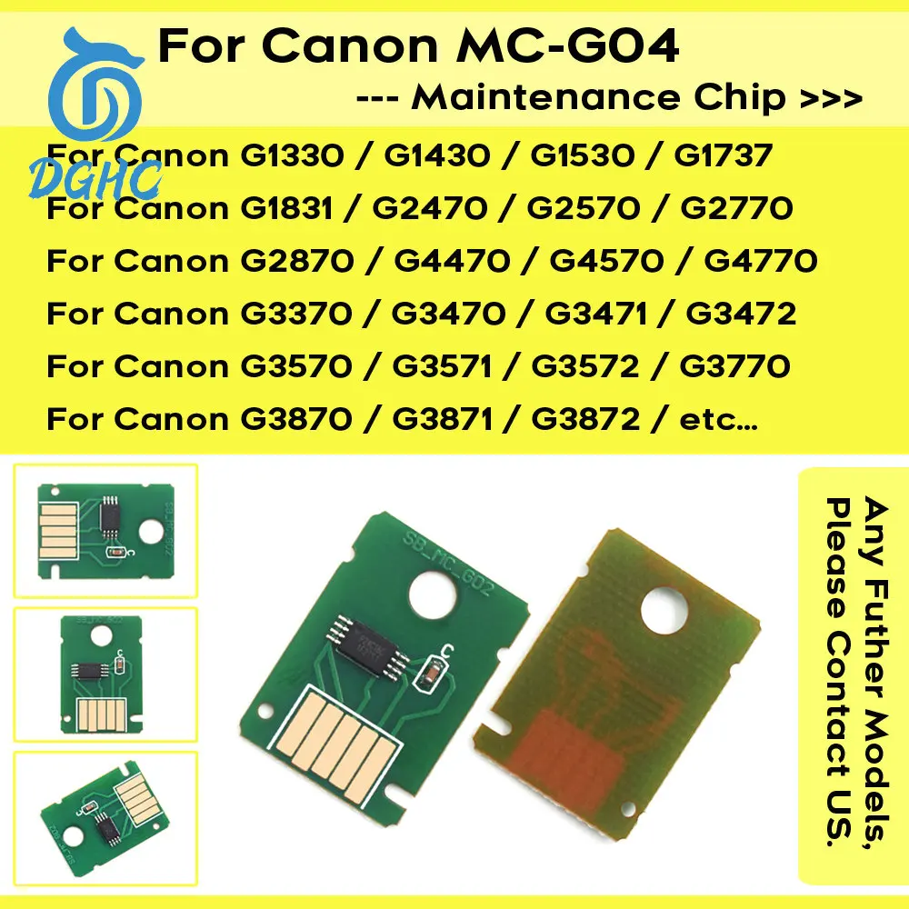 Микросхема Коробки Технического обслуживания MC-G04 Для Принтеров Canon G1330 G3370 PIXMA G1430 G2470 G3470 G3471 G3472 G4470 Микросхема MC G04