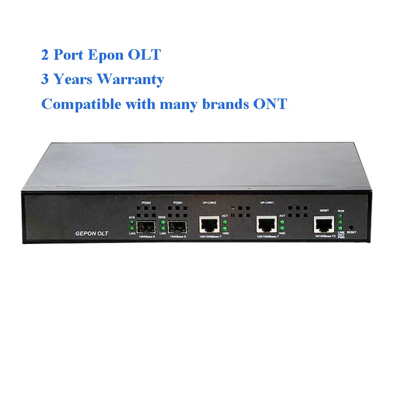 Мини EPON OLT 2 порта Волоконно-Оптического оборудования 1.25G Professional Epon ONU 20 км FTTH CATV GEPON OLT PX20 +++