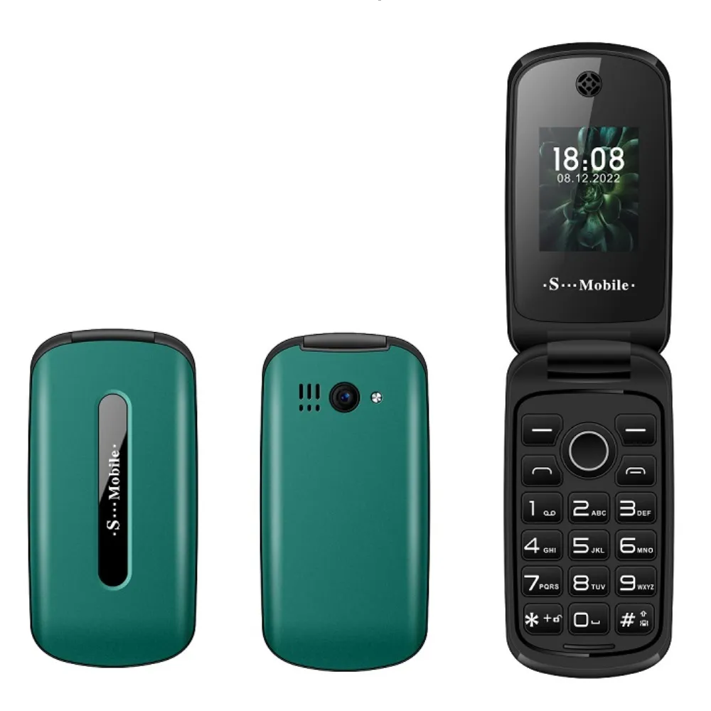 Мини-раскладной пластиковый мобильный телефон, большая силиконовая кнопка, камера, быстрый набор, FM-радио, игра Whatsapp, Низкая цена, чехол для мобильного телефона, две симки