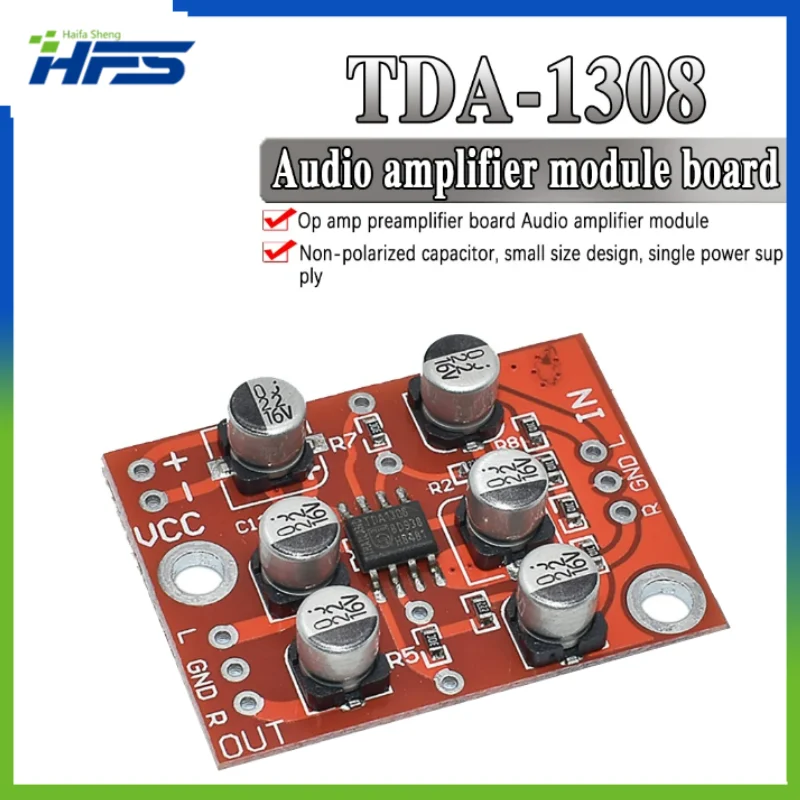Мини-усилитель для наушников TDA1308 Модуль аудиоусилителя Низковольтная плата усилителя передней ступени
