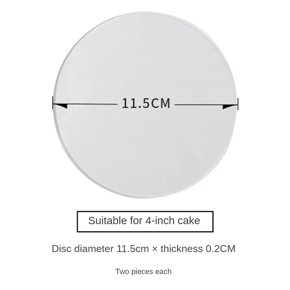 Многоразовая форма для торта Белая Многофункциональная Приятный дизайн Простая в использовании Многоразовая посуда для выпечки Акриловая подставка для торта 6 Опционально Прочная