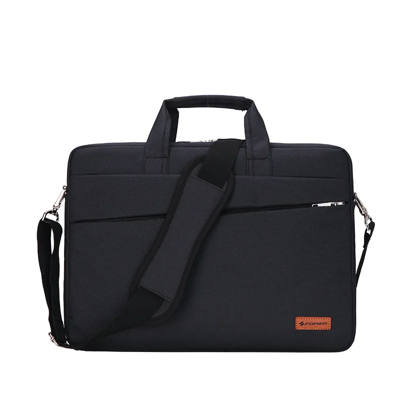 Модная сумка через плечо для переноски ноутбука для мужчин 14/15 дюймов iPad плоская водонепроницаемая ткань Оксфорд бизнес сейсмостойкий com