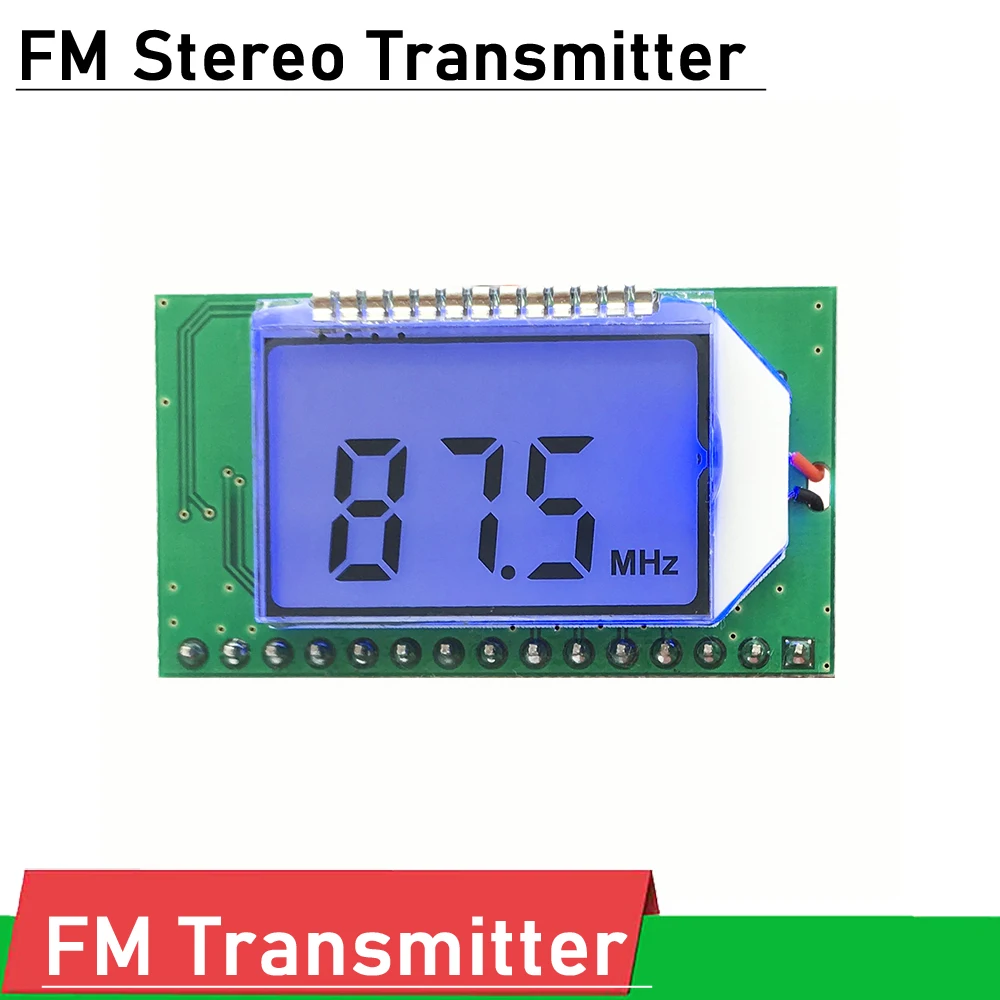 Модуль FM-стереопередатчика Частотой 87-108 МГц ЖК-экран Цифровое Радио DSP PLL Беспроводной Микрофон FM-радио Плата A11