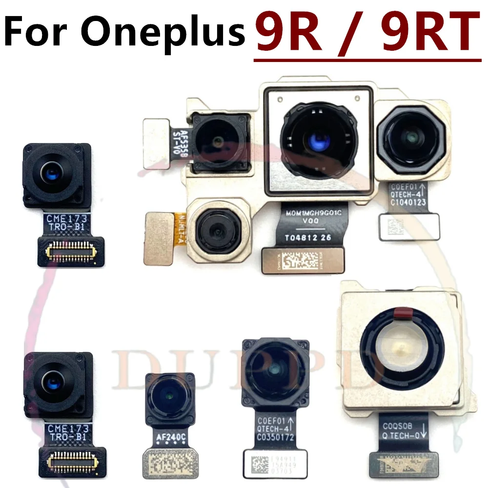 Модуль Камеры заднего Вида Для Oneplus 9R 9RT 5G Оригинальный Задний Вид Спереди Для Селфи С Видом На Заднюю Камеру Гибкий Кабель Запасные Части
