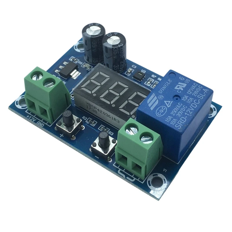 Модуль контроля влажности XH-M451 Датчик влажности постоянного тока 12 В, модуль платы управления переключателем влажности с цифровым дисплеем