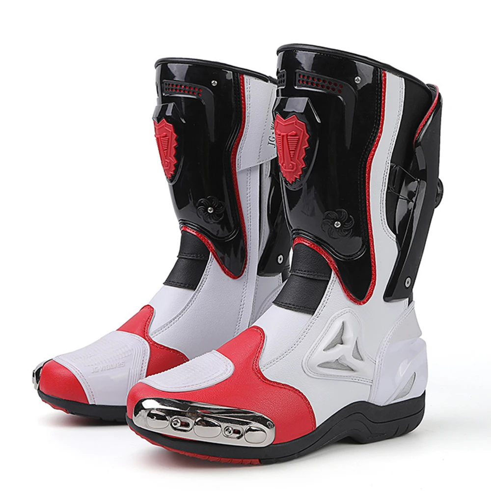 Мотоциклетные ботинки, износостойкие водонепроницаемые ботинки для мотокросса, внедорожные ботинки, черные боты, Мотоботы, Мотоциклетная обувь, Ботинки для верховой езды на мотоцикле