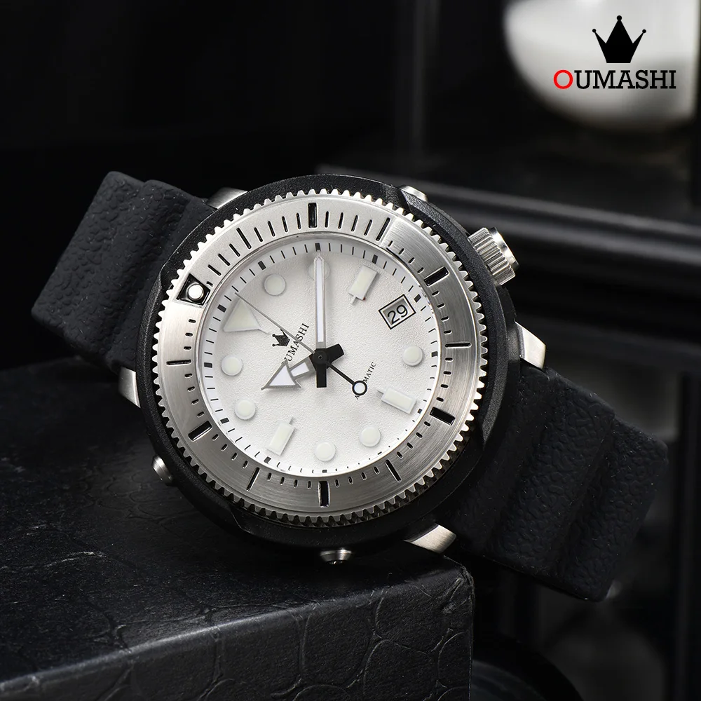 Мужские часы OUMASHI Серии GS Высококачественные Мужские Роскошные Автоматические часы NH35 Из нержавеющей Стали Водонепроницаемые часы Top Sapphire Watch
