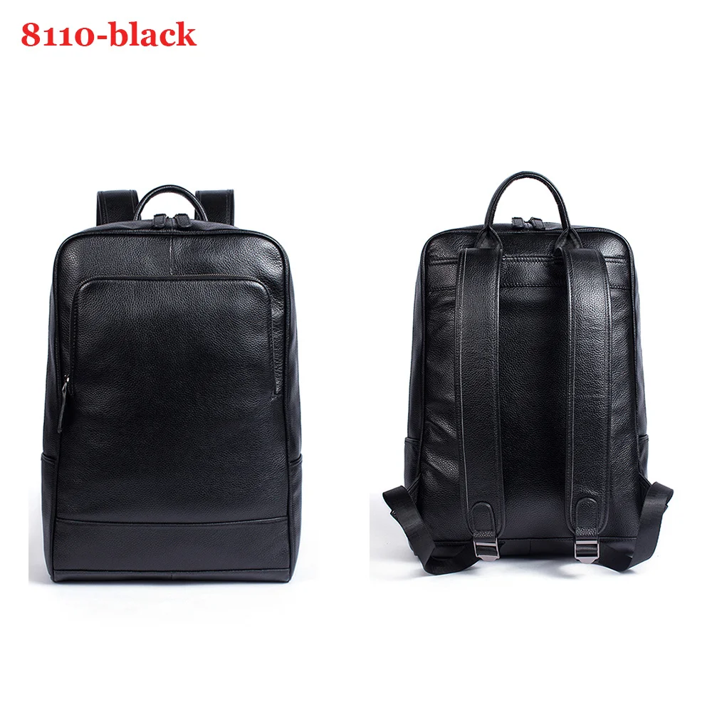 Мужской рюкзак для деловых поездок из натуральной кожи, 15-дюймовая сумка для ноутбука, школьный рюкзак для подростков, ноутбук для руководителей Mochila
