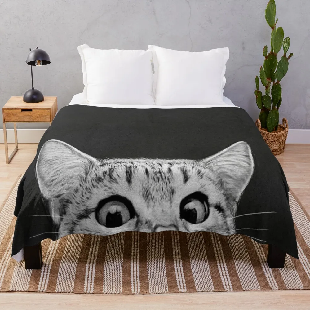 Мягкое одеяло Black Cat Microplush Warm s, легкое фланелевое флисовое покрывало с ворсом для кровати, дивана, кушетки