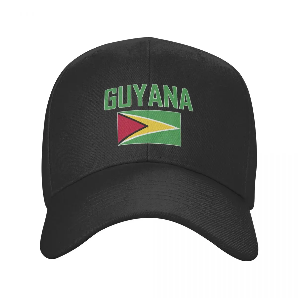Название страны Гайана С флагом Бейсбольная кепка от солнца Дышащая Регулируемая Мужская женская футбольная кепка для подарка