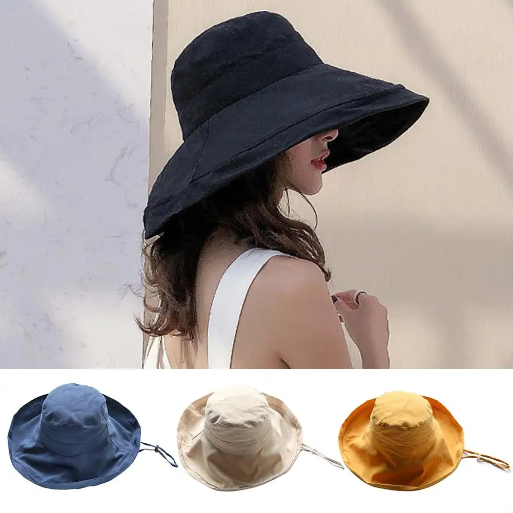 Наружная кепка для защиты от солнца, солнцезащитная шляпа с большими полями, двусторонняя хлопчатобумажная льняная панама для женщин, Походная кепка для альпинизма