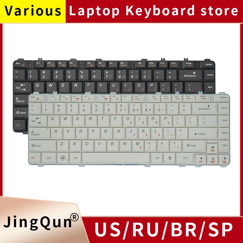 НОВАЯ американо-английская клавиатура Для Lenovo Ideapad Y450 Y450A Y450AW Y450G Y550 Y550A Y460 Y560 Y550A Черная Клавиатура