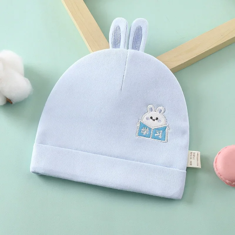 Новая защитная ушная кепка для шин, Кролик, Зодиак, Бескостная Галогенная дверь, Двухслойная детская Хлопковая кепка для младенцев, осень и зима
