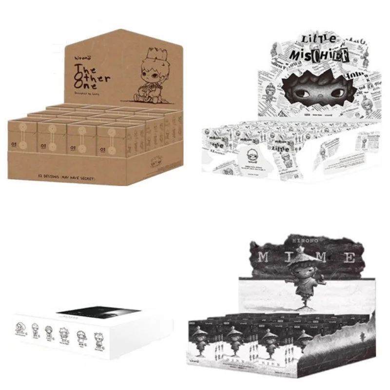 Новая серия Hirono Blind Box 1 2 3 4, Полный набор фигурок, Мультяшный периферийный Гаражный комплект, сумка-сюрприз, детские Милые игрушки, подарки