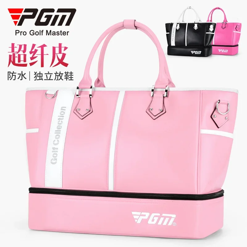 Новая сумка для гольфа PGM, женская водонепроницаемая сумка для одежды из сверхволокнистой кожи, легкое и независимое место для хранения обуви