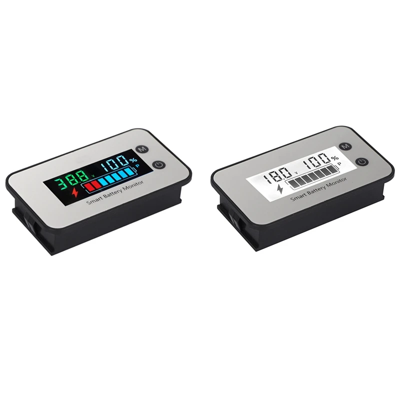 Новинка-Водонепроницаемый монитор заряда батареи IPX7, Тестер Емкости аккумулятора 7-100 В, измеритель температуры звукового сигнала