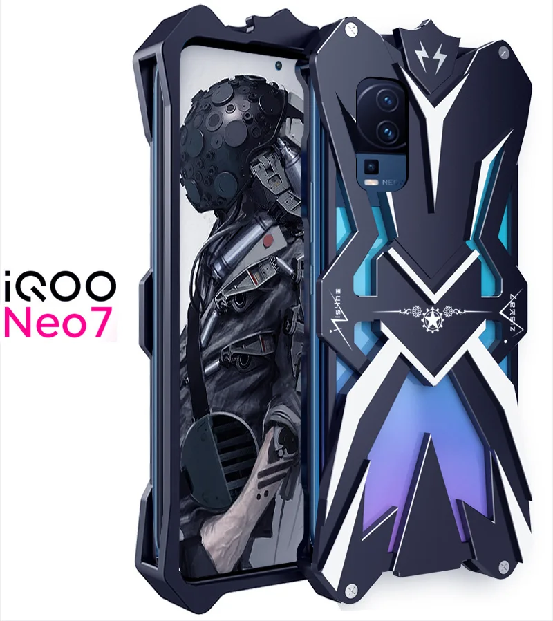 Новый Металлический Стальной Механизм Thor Heavy Duty Armor Алюминиевый Мобильный Телефон Для Vivo Iqoo Neo7 Neo 7 CASE Cover