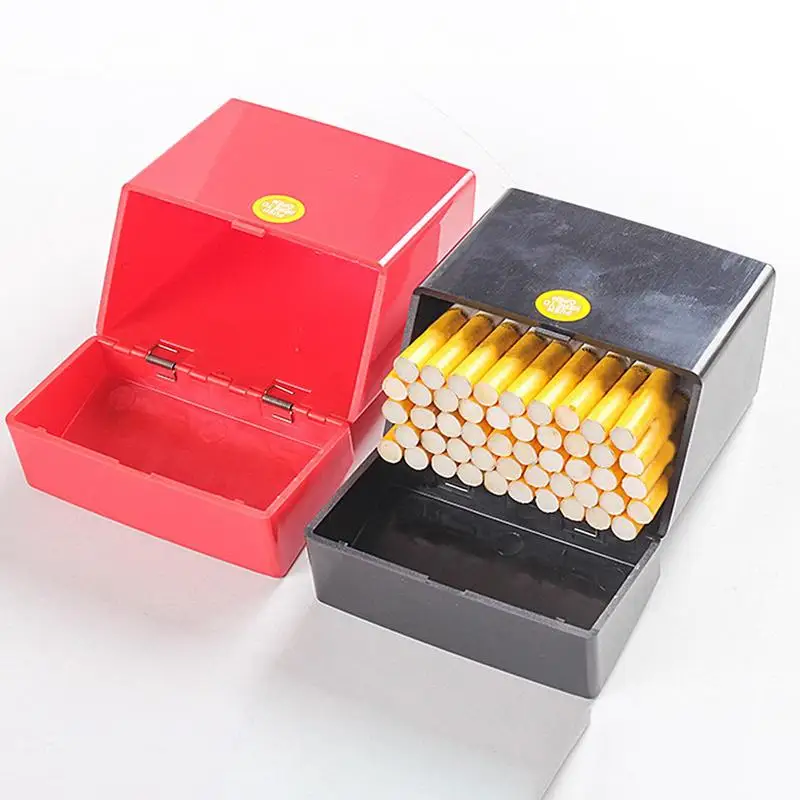 Новый Портативный Портсигар Вмещает 50 Сигарет. Хорошо Запечатанная Коробка для переноски Сигарет Для предотвращения попадания влаги Для взрослых