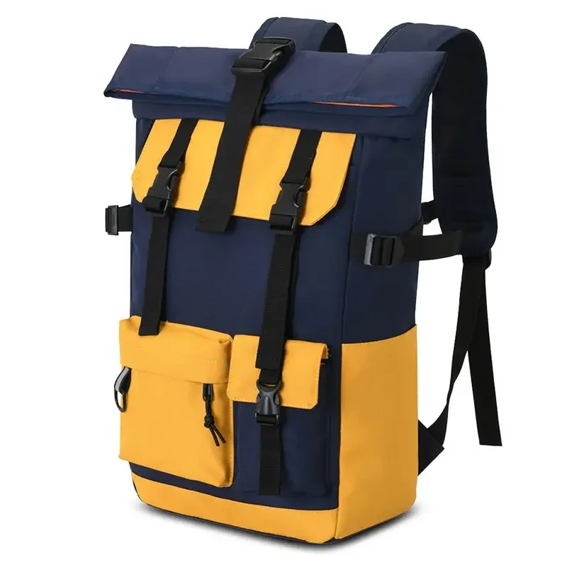 Новый рюкзак для путешествий на открытом воздухе большой емкости Корейское Издание Рюкзак из полиэстера Упрощенный Студенческий рюкзак для кампуса