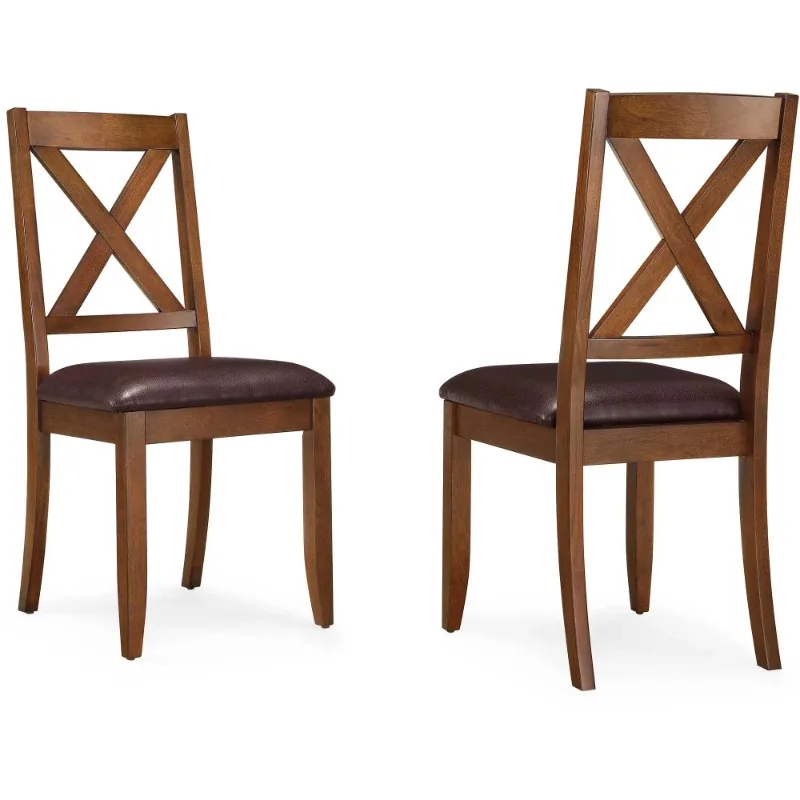 Обеденный стул, Комплект из 2-х, Коричневый