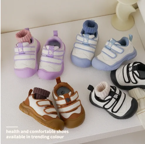 обувь для малышей 2023 года, Осенняя новая парусиновая обувь для мальчиков и девочек