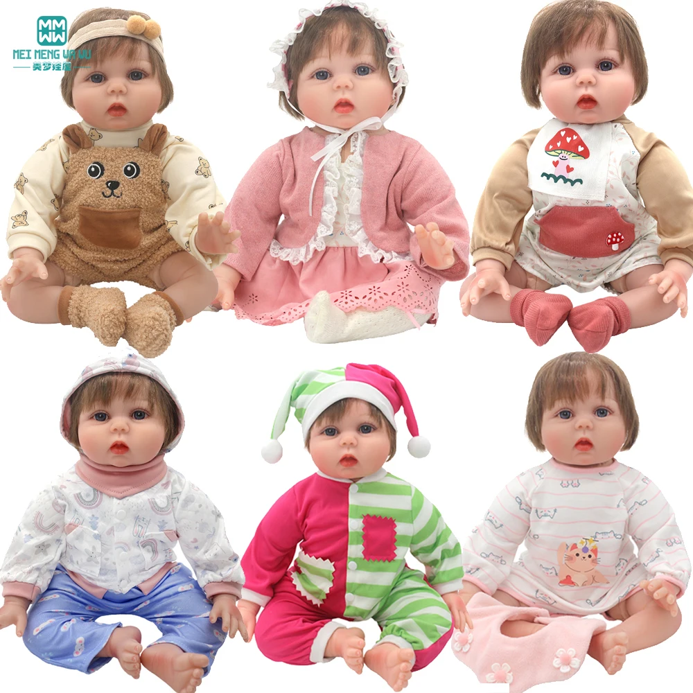 Одежда Reborn babies подходит для 22-дюймовых комплектов rebirth baby, юбок, костюмов для ползания, подарков для девочек