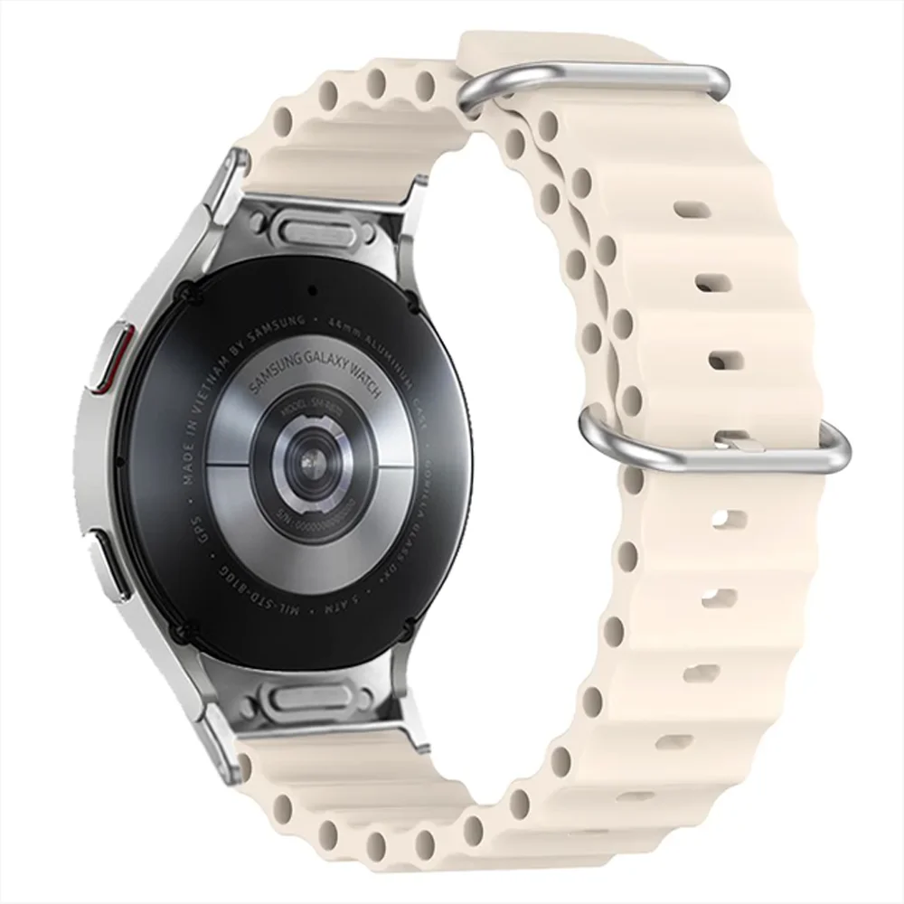 Океанский Ремешок для Samsung Galaxy watch 6 44мм 40мм 6 classic 47мм 43мм 5 pro 45мм 46мм Без Зазоров correa браслет Galaxy watch 4 Ремешок