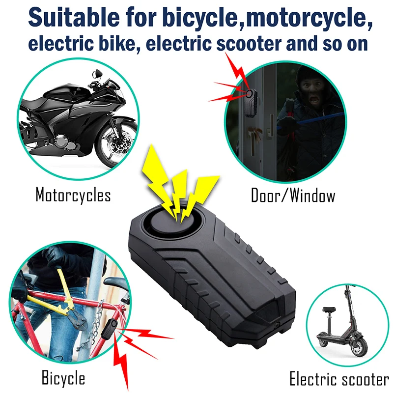 Оповещение о потере, датчик вибрации, водонепроницаемый пульт дистанционного управления, велосипед, мотоцикл, электромобиль, противоугонный