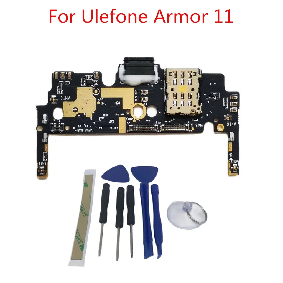 Оригинальная новинка для Ulefone Armor 11, 6,1-дюймовые внутренние детали мобильного телефона, плата USB, док-станция для зарядки, Сменные аксессуары
