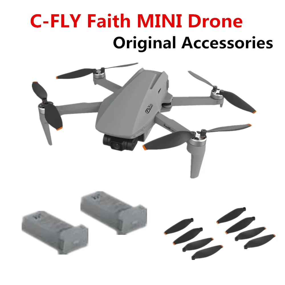 Оригинальные аксессуары C-FLY Faith MINI Drone Аккумулятор 7,7 В 2100 мАч Пропеллер Maple Leaf для аккумулятора Faith MINI Drone Запасные части