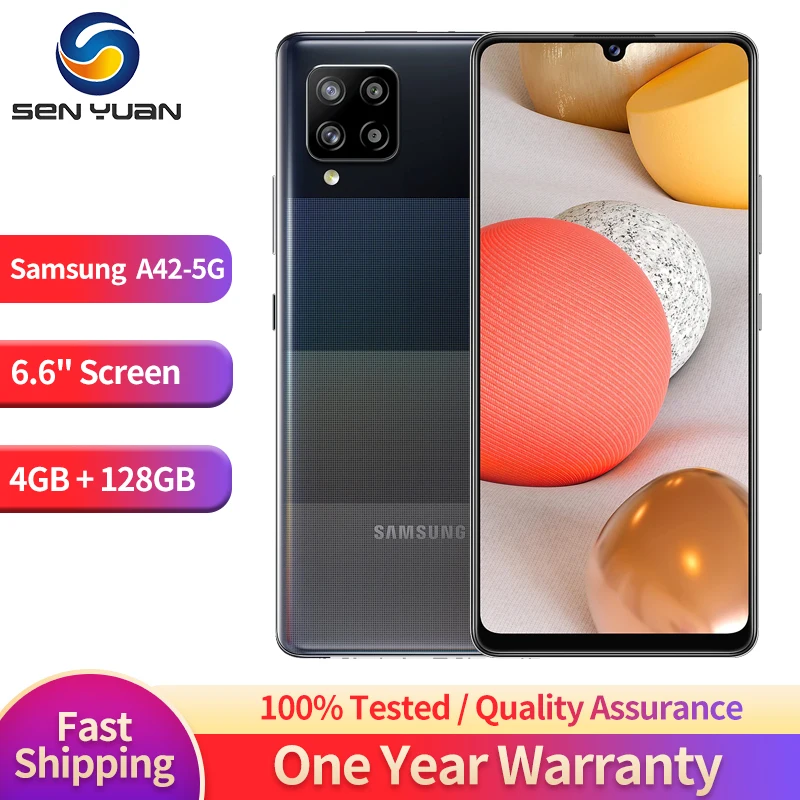 Оригинальный мобильный телефон Samsung Galaxy A42 A426B / DS 5G с двумя SIM-картами 6,6 