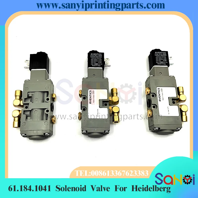 Оригинальный Электромагнитный клапан 61.184.1041 6 ММ для деталей печатной машины Heidelberg CD102 SM74