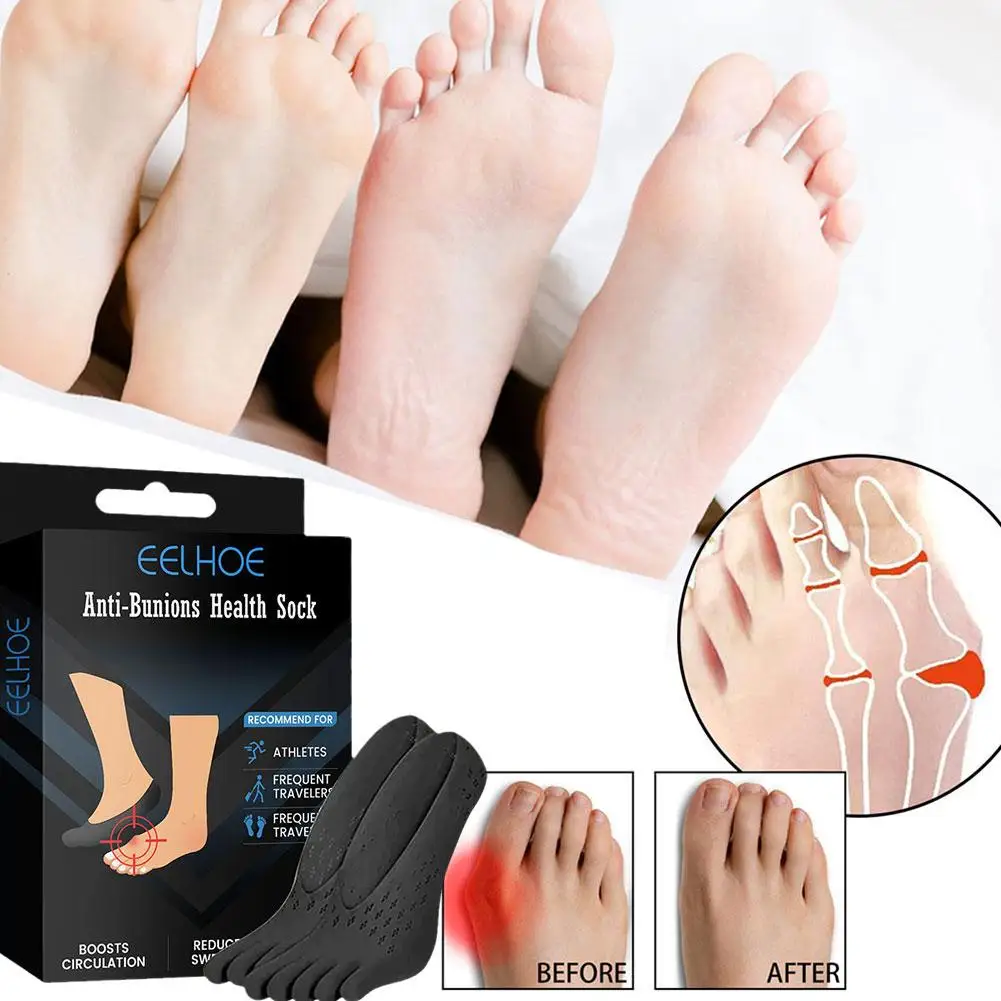 Ортопедический носок для здоровья, защита от косточек, Корректор для большого пальца стопы, Выпрямитель для пальцев ног, Обезболивающий Регулятор большого пальца Уход за ногами