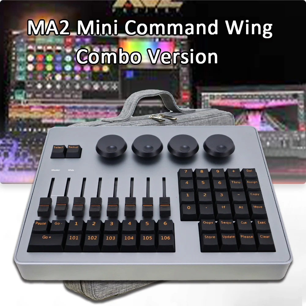 Осветительная консоль MINI MA PLUS Mini Command Wing Combination DMX512 DJ Stage Effect DJ Disco Party Beam Spot Moving Head Light