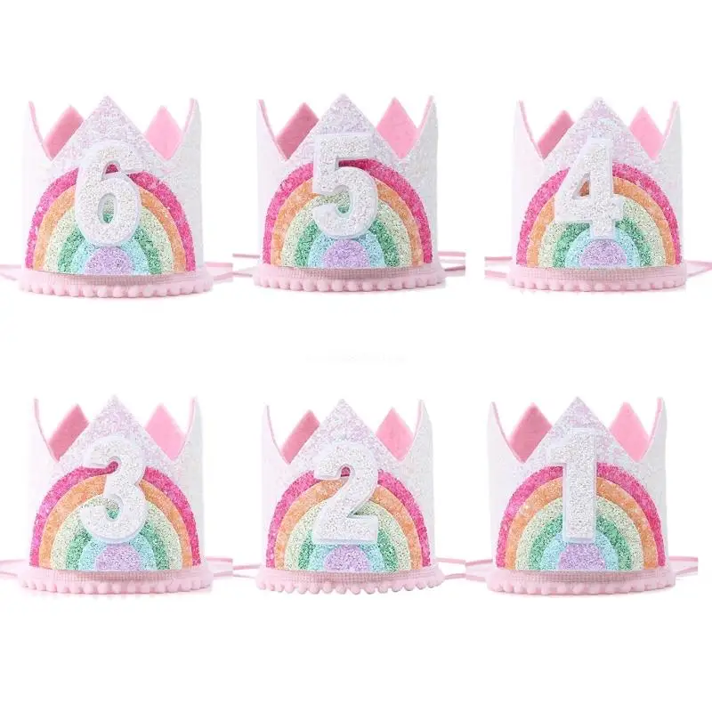 Первый День Рождения принцессы для маленьких девочек и мальчиков, шляпа для вечеринки по случаю Дня рождения, прочный Челночный корабль